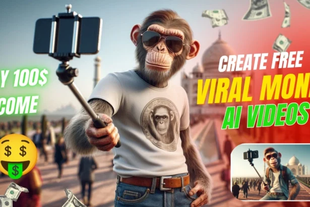 Viral Monkey AI Vlogs Video Kaise Banaye