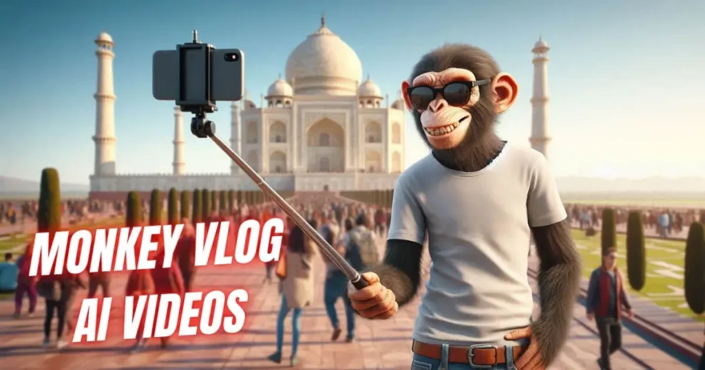 How to Make Free Viral Monkey AI Vlog Videos Using Mobile